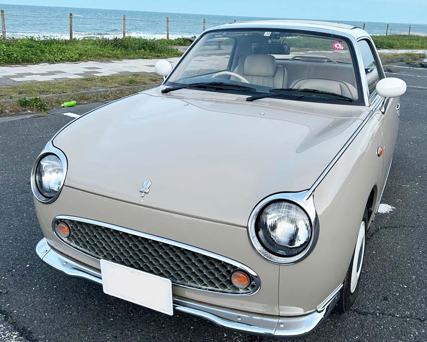 茨城県ひたちなか市 Y様 フィガロ 販売｜茨城県水戸市 自動車バイク修理点検 ガレージ・タカノ